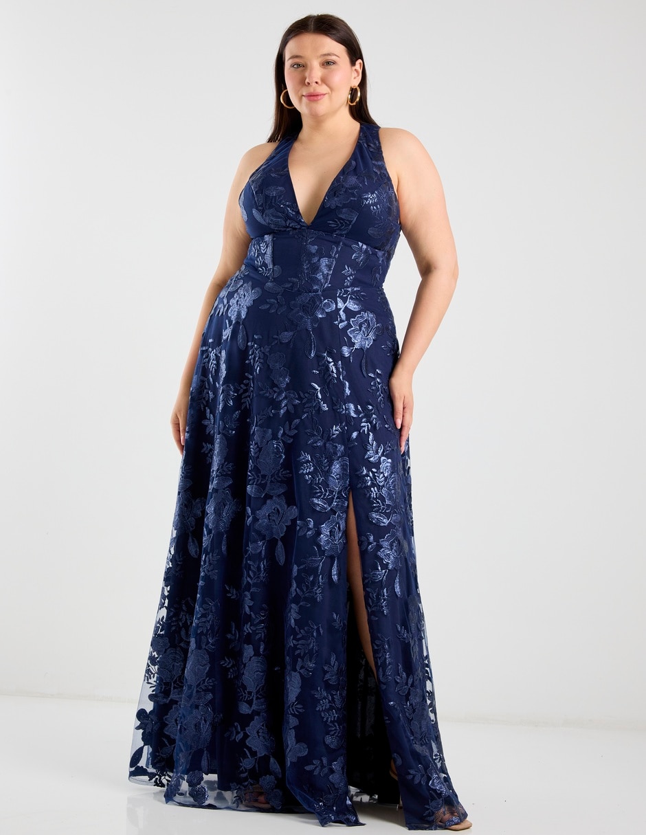 Vestido maxi de fiesta espalda abierta 3
