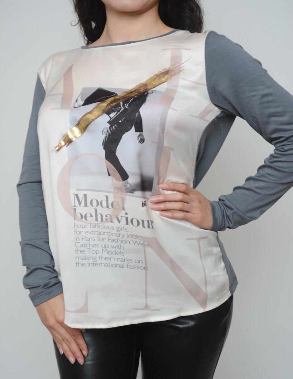 Blusa manga larga para mujer 1